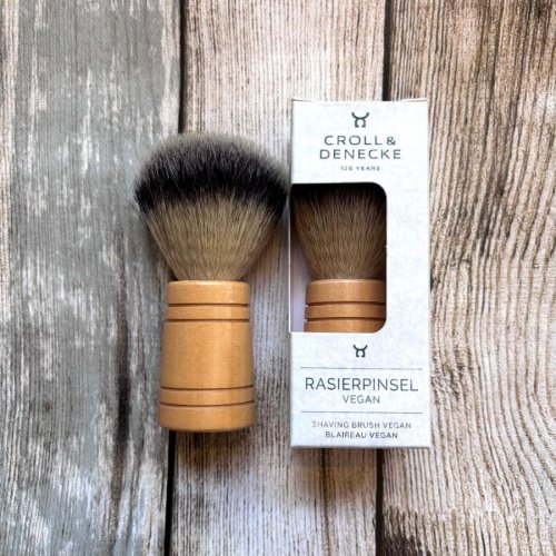 vegan shaving brush from pure nuff stuff